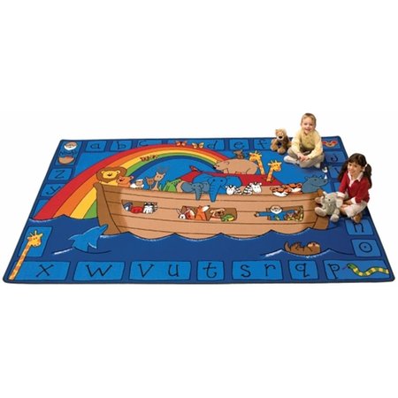 CARPETS FOR KIDS Carpets for Kids 96.96 Noahs Alphabet Animals Rug 96.96